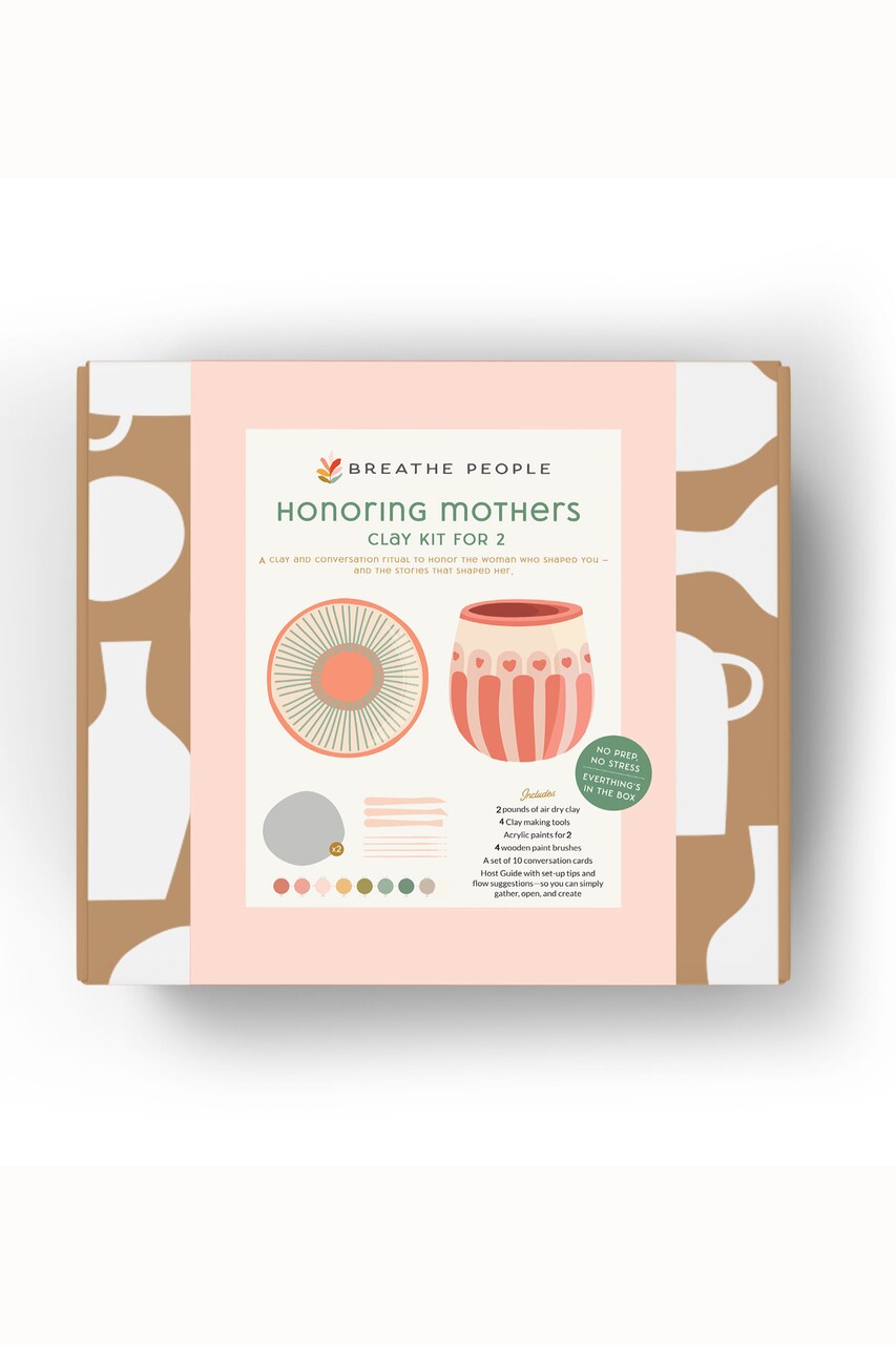 Honoring Mothers Clay Kit for 2: A Creative Keepsake for Connection